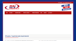 Desktop Screenshot of dnlogistica.com
